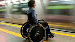 A women in a wheelchair A women in a wheelchair