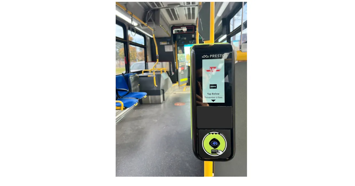 Alt Bus Card TTC and PRESTO begin upgrading bus and streetcar fare card readers ...