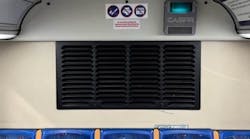 CASPR Technologies on back of PVTA bus CASPR Technologies on back of PVTA bus