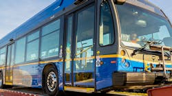 TransLink’s new battery-electric bus being delivered from Quebec TransLink’s new battery-electric bus being delivered from Quebec