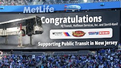 The 'JumboTron” announcement at MetLife Stadium in New Jersey. The 'JumboTron” announcement at MetLife Stadium in New Jersey.
