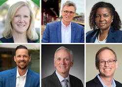 Clockwise top left: Kathy Winter; Jo North; Lenora Isaac; Mary Kuhn; Paul Wiedefeld and Christopher Haltek. Clockwise top left: Kathy Winter; Jo North; Lenora Isaac; Mary Kuhn; Paul Wiedefeld and Christopher Haltek.