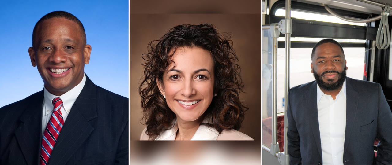 Vince Malone, Renuka Christoph and Nick Oldham