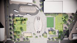 A rendering of improvements made as part of MARTA&apos;s Five Points Transformation Phase 2 project, which was awarded a $25 million RAISE grant in September 2022.