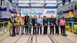 Officials held a ribbon cutting ceremony for the MARC Riverside Maintenance Facility on Dec. 16, 2022.