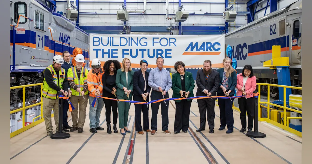 MDOT MTA cuts ribbon on MARC maintenance facility | Mass Transit