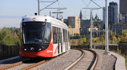 A file photo of the Confederation Line undergoing testing in 2019. The rail line is operational as OC Transpo Line 1.