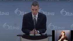 Ottawa Mayor Mark Sutcliffe discusses the Ottawa LRT Public Inquiry report Nov. 30. Ottawa Mayor Mark Sutcliffe discusses the Ottawa LRT Public Inquiry report Nov. 30.