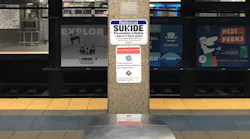 An example of signage on SEPTA property.