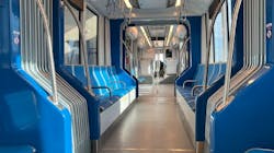 The first of 14 new fourth generation light-rail vehicles. The first of 14 new fourth generation light-rail vehicles.