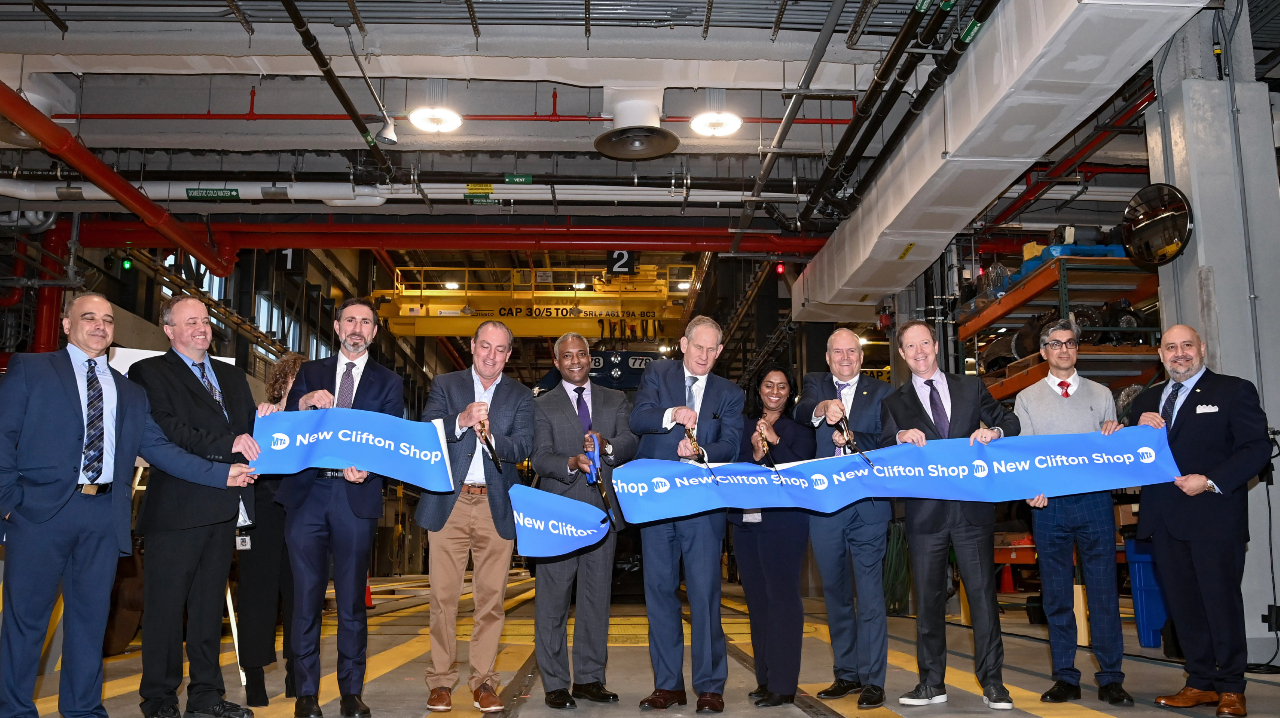 MTA unveils its new, storm-resilient Clifton Car Maintenance Shop on Staten Island