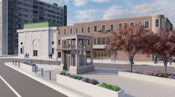 A rendering showing an elevator that will allow access to SEPTA&apos;s Erie Station on the Broad Street Subway Line.