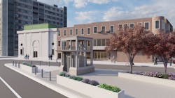 A rendering showing an elevator that will allow access to SEPTA's Erie Station on the Broad Street Subway Line. A rendering showing an elevator that will allow access to SEPTA's Erie Station on the Broad Street Subway Line.