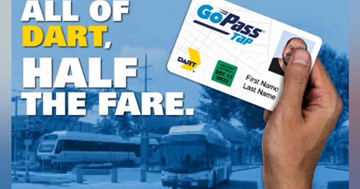 Compass Rider Bus Dart DART extends Discount GoPass Tap Card pilot program through the end of ...