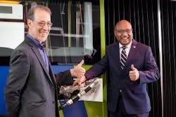 TriMet began using R99 in our fixed-route buses on Dec. 2, 2021 TriMet began using R99 in our fixed-route buses on Dec. 2, 2021