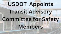 USDOT appoints Transit Advisory Committee graphic