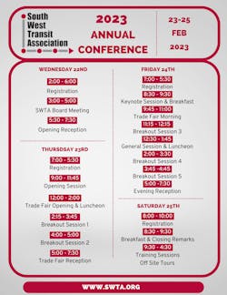 Swta Annual Conference 2023 Agenda Swta Annual Conference 2023 Agenda