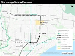 The Scarborough Subway Extension will include three new stations and is being delivered using a Progressive Design-Build model. The Scarborough Subway Extension will include three new stations and is being delivered using a Progressive Design-Build model.