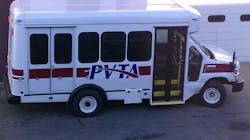 Pioneer Valley Transit Authority shuttle bus