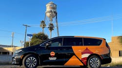 Calexico On Demand zero-emissions vehicle.