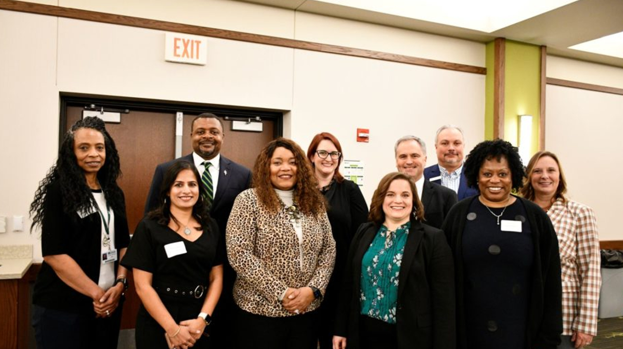 IndyGo bus pass grant event representatives.