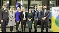 The government of Quebec will provide more than C$565 million to STM to implement CBTC on the Blue Line. The government of Quebec will provide more than C$565 million to STM to implement CBTC on the Blue Line.