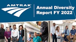 Amtrak annual diversity report FY 2022 graphic Amtrak annual diversity report FY 2022 graphic