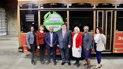 Illinois Gov. Pritzker, center, is joined by local elected officials and Illinois Department of Transportation leadership at a Jan. 24 event detailing the third round of Rebuild Illinois grants awarded to downstate transit agencies. Illinois Gov. Pritzker, center, is joined by local elected officials and Illinois Department of Transportation leadership at a Jan. 24 event detailing the third round of Rebuild Illinois grants awarded to downstate transit agencies.