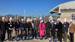 Members of the St. Clair County Transit District gathered at the Emerson Park Transit Center to mark the official start of construction on the new, $13,584 Public Safety Center. Members of the St. Clair County Transit District gathered at the Emerson Park Transit Center to mark the official start of construction on the new, $13,584 Public Safety Center.