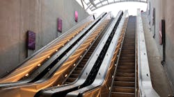 The new escalators at L&rsquo;Enfant Plaza Station.