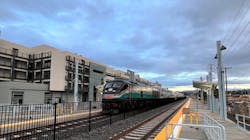 The Anaheim Canyon Metrolink station is nearing completion. The Anaheim Canyon Metrolink station is nearing completion.