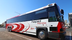 San Diego Metropolitan Transit System electric bus San Diego Metropolitan Transit System electric bus