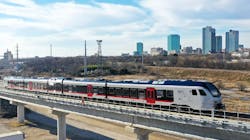 TEXRail by downtown Fort Worth, Texas. TEXRail by downtown Fort Worth, Texas.