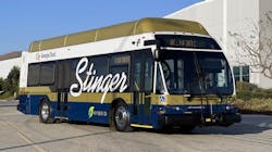 One of the nine ElDorado National California E-Z Rider II buses. One of the nine ElDorado National California E-Z Rider II buses.