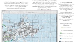 CityLink paratransit pilot program map CityLink paratransit pilot program map