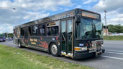 A bus wrap promoting one of WeGo Public Transit&apos;s WeGoCation&apos;s partners, the Country Music Hall of Fame and Museum.