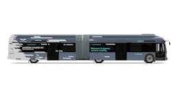 New Flyer Xcelsior CHARGE NG™ 60-foot heavy-duty transit buses. New Flyer Xcelsior CHARGE NG™ 60-foot heavy-duty transit buses.