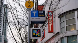A sign outside of a TransLink station.
