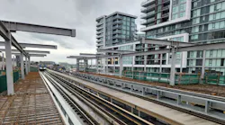 Construction taking place at the Capstan Station.