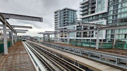 Construction taking place at the Capstan Station. Construction taking place at the Capstan Station.