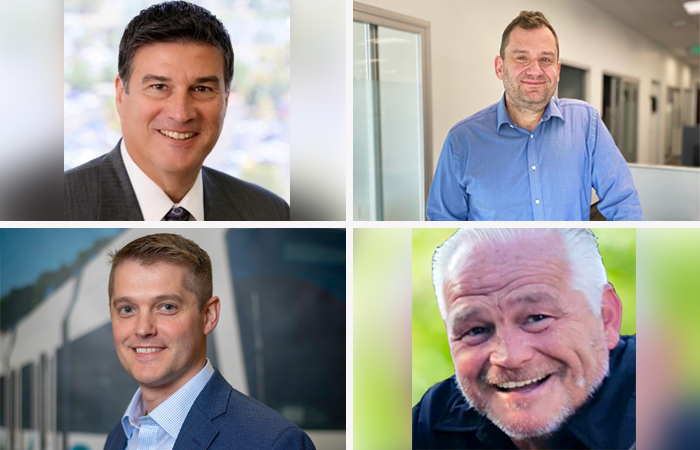 Clockwise from top left: Steve Shaw, Marcin Taraszkiewicz, Joel McNeil, Claus C. Tritt.