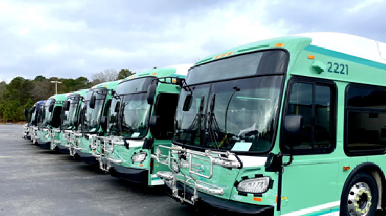 DDOT's newest additions, making Detroit one step closer to an entirely new fleet of buses.