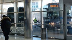 A driver readies a coach for an afternoon departure at Detroit Greyhound Station in February 2023. A driver readies a coach for an afternoon departure at Detroit Greyhound Station in February 2023.