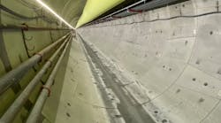 Inside one of the Eglinton Crosstown West Extension tunnels