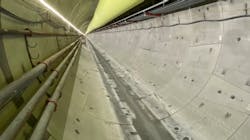 Inside one of the Eglinton Crosstown West Extension tunnels Inside one of the Eglinton Crosstown West Extension tunnels