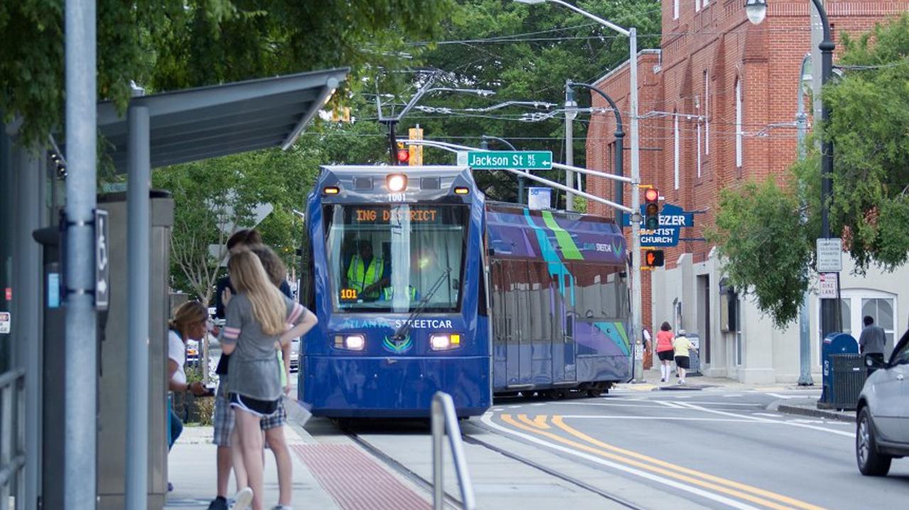 MARTA streetcars