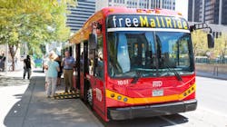Denver RTD's MallRide shuttle. Denver RTD's MallRide shuttle.