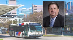 Tom Lambert, inset, will retire as president and CEO of Houston Metro at the end of 2023.