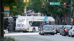 MARTA bus traffic
