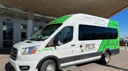 A PICK van. A PICK van.